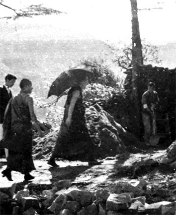 A 1972 photo of the Dalai Lama in Dharamsala 