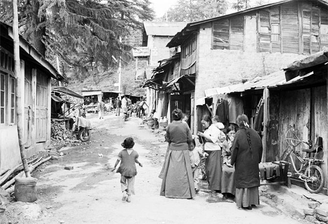 A street in McLeodganj