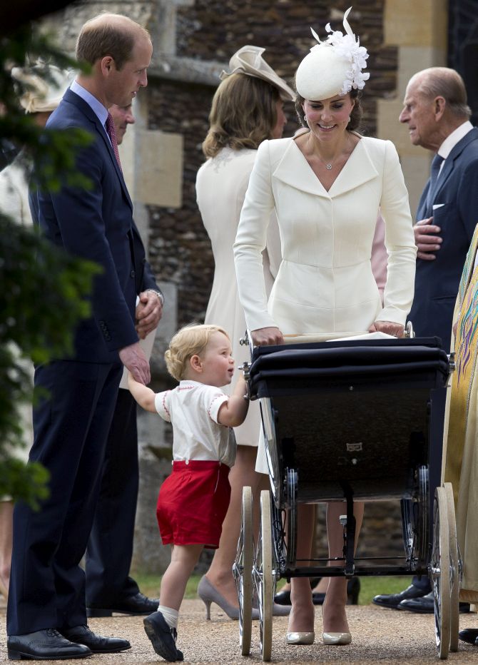 UK's Prince George's look of love on sister's big day - Rediff.com ...