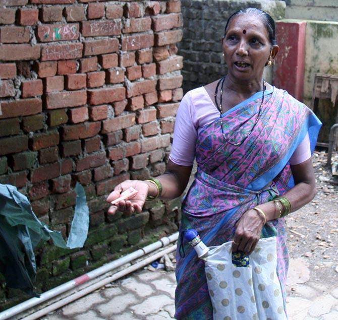 Alka Gangurde who lost her younger brother June 19 after drinking spurious liqour the previous day