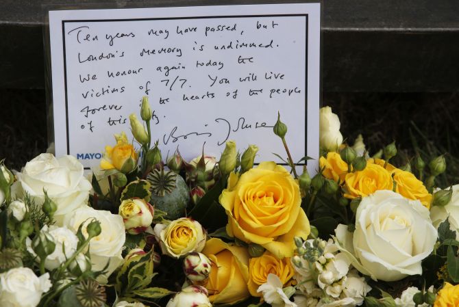Britain marks 10th anniversary of 7/7 London bombings - Rediff.com ...