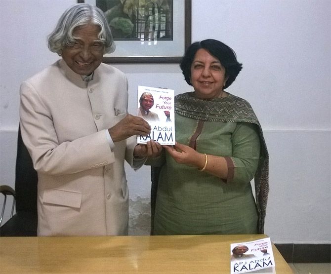 Dr Kalam with Meera Johri