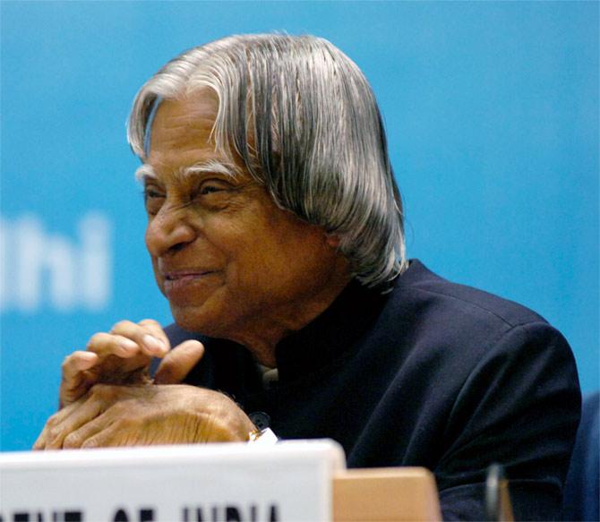 President A P J Abdul Kalam at the Pravasi Bharatiya Divas, 2007. Photograph: Paresh Gandhi/Rediff.com