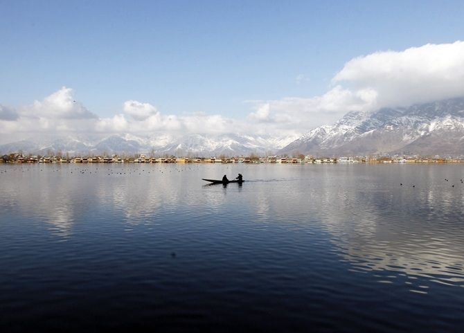 The Dal Lake in Srinagar