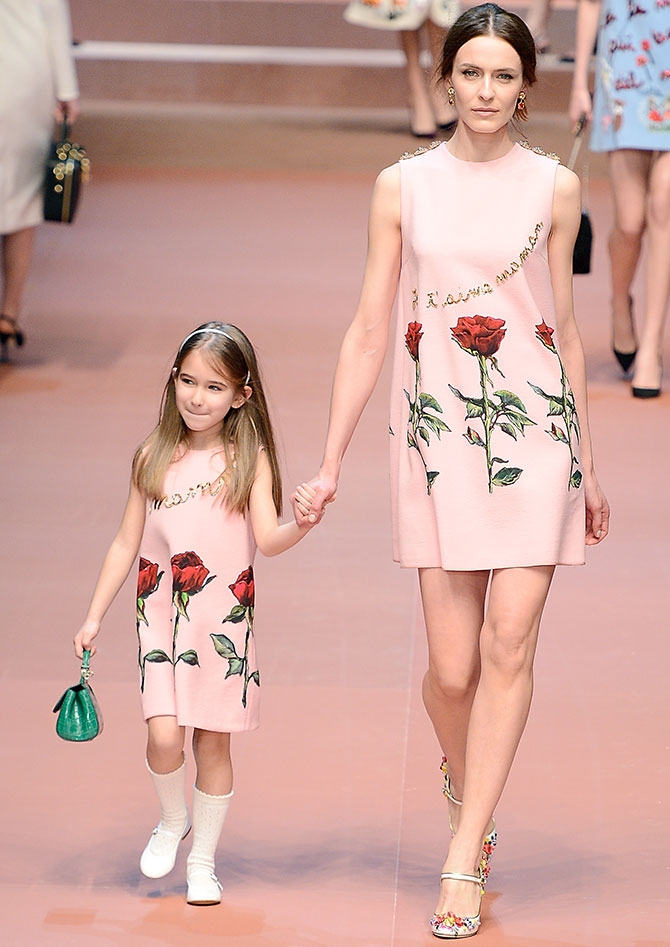 MAMMA MIA! The HOTTEST Mommy styles from Milan Fashion week - Rediff ...