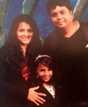 Prabha Arun Kumar with her family