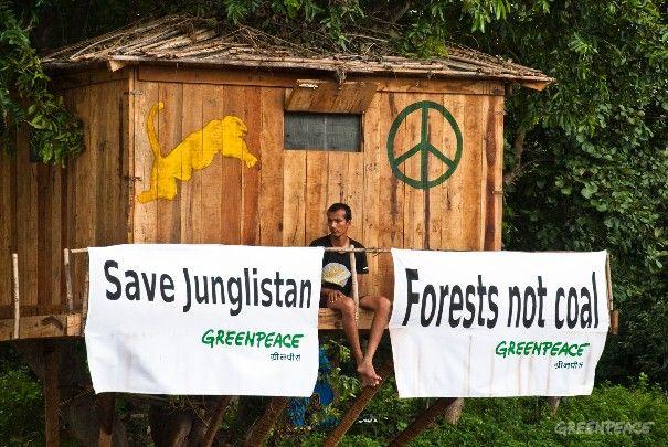 Greenpeace protest