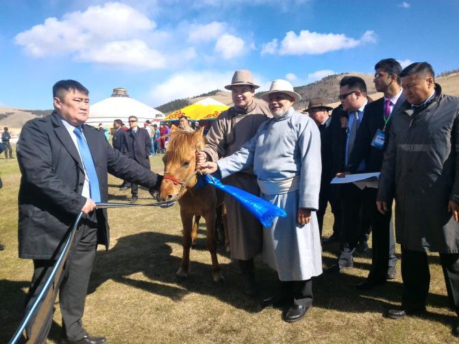 Prime Minister Narendra Modi in Mongolia