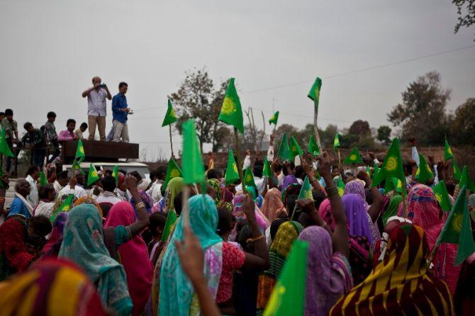 A Greenpeace event in Madhya Pradesh