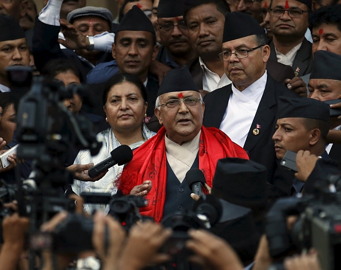 Nepalese Prime Minister K P Sharma Oli told reporters November 6, 2015 that the blockade of key border points with India is 'more inhuman than a war'.