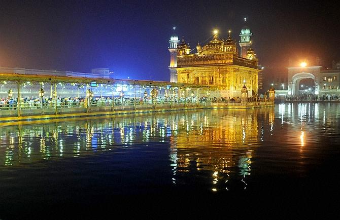 The Golden Temple in Amritsar