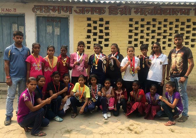 The girl boxers of neighbouring villages