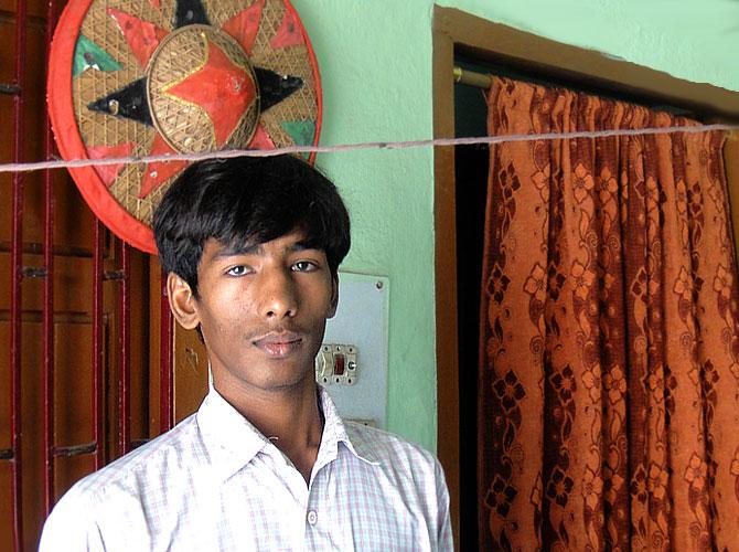 Basant Kumar, a student at Super 30