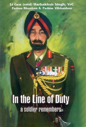 The cover of General Harbakhsh Singh's book