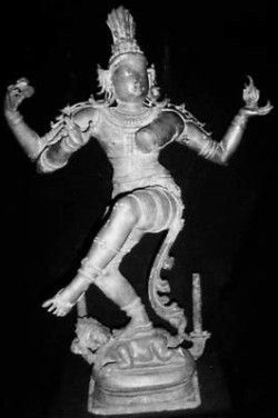 The unrepaired Nataraja stolen from a temple in Tamil Nadu