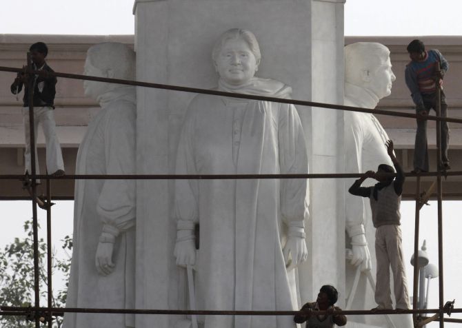 My statues represent 'will of the people': Mayawati
