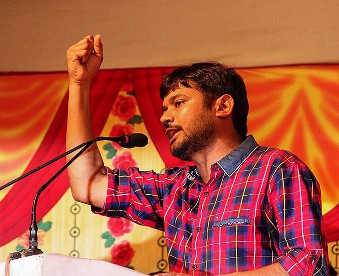 Student leader Kanhaiya Kumar addressed a crowd of five thousand people belonging to various communist-affiliated organisations in Mumbai where he castigated Prime Minister Narendra Modi and the Rashtriya Swayamsewak Sangh for their anti-people policies and ideology