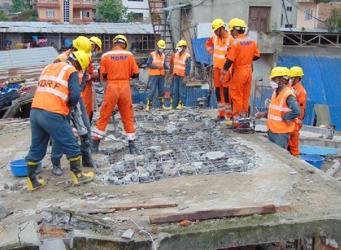 NDRF team in Nepal