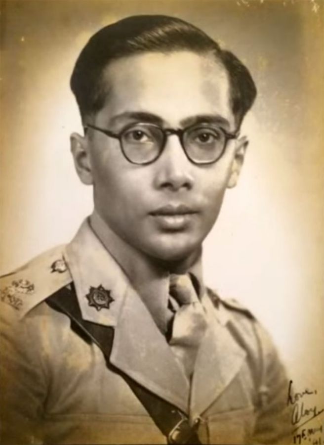Brigadier Dyer as a young officer