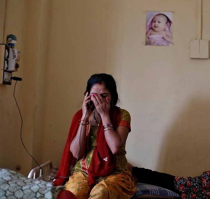 A surrogate mother at a hostel for such mothers in in Anand, Gujarat. Mansi Thapliyal/Reuters