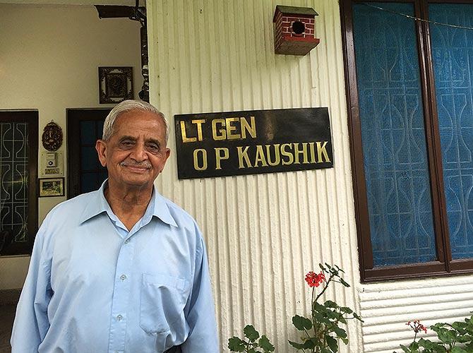 Lt Gen O P Kaushik was a brigade major in the 71 War