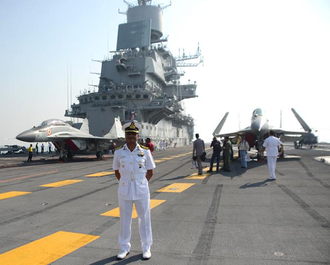 Onboard INS Vikramaditya