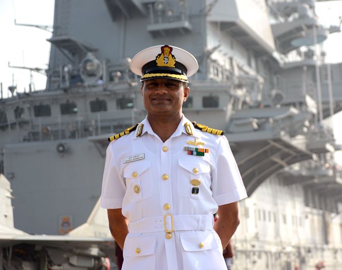 Captain Krishna Swaminathan, Commanding Officer, INS Vikramaditya