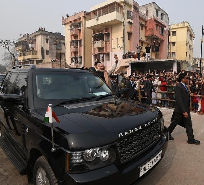 Prime Minister Narendra Modi in Varanasi, his Lok Sabha constituency, December 22, 2016.