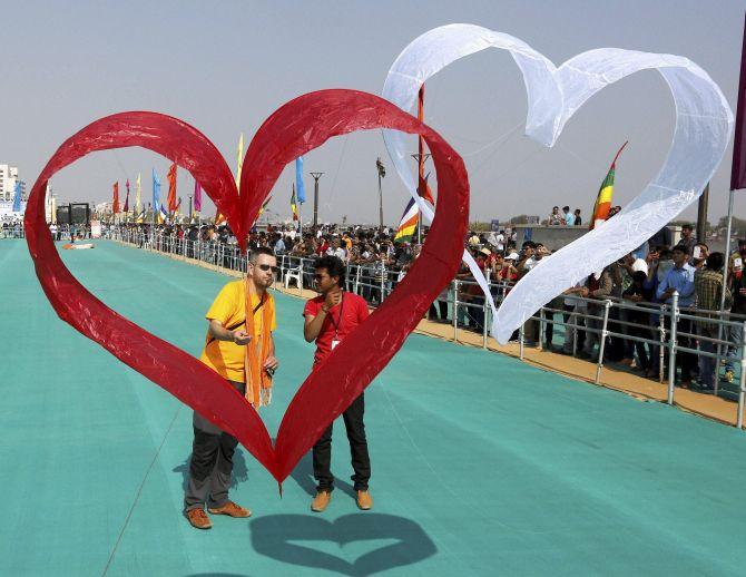 Heart shaped kites