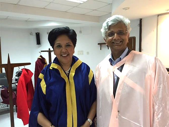 With Indra Nooyi