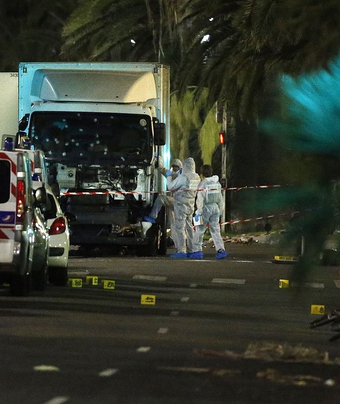 Truck used in the Nice terror attack