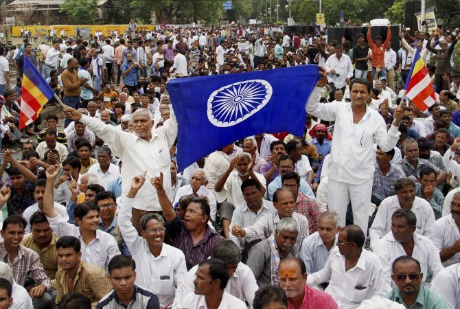 A Dalit rally in Ahmedabad