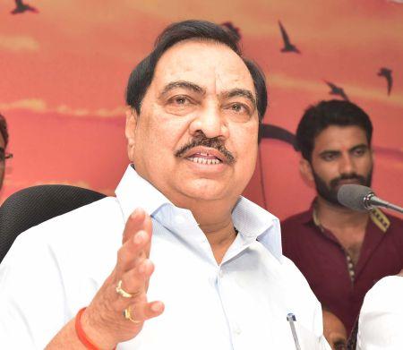 Former BJP leader Eknath Khadse