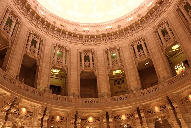 The Interior of the Umaid Bhawan Palace Hotel