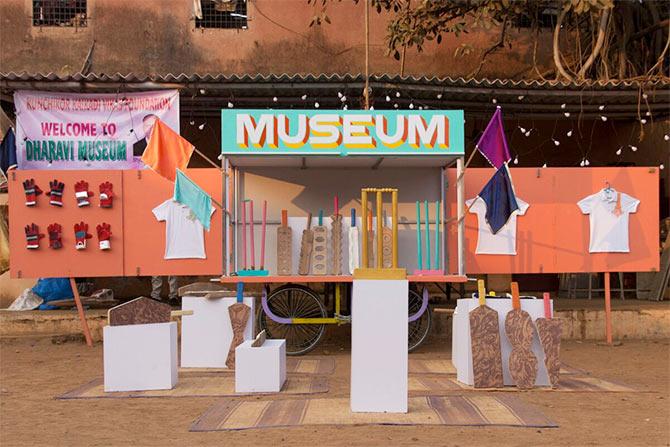 Cricket bats at the Design Museum Dharavi 