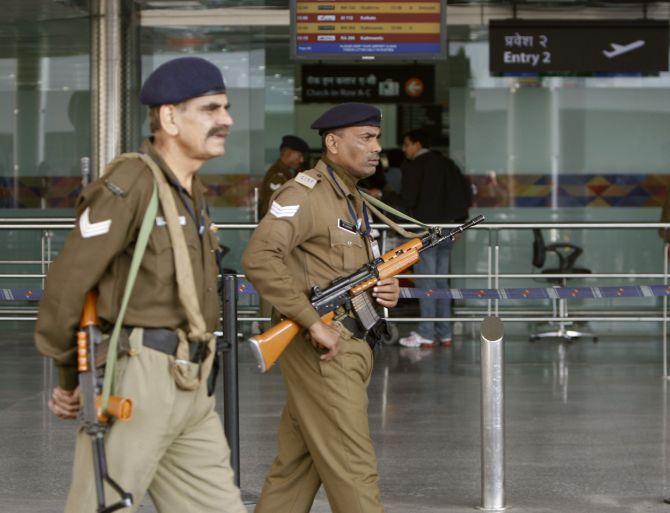 A scene at an Indian airport