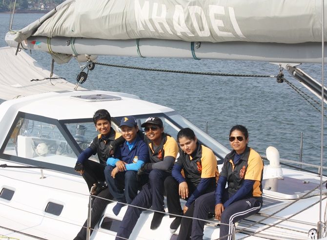 Indias First All Women Crew Set To Sail Around The World Get Ahead 4802