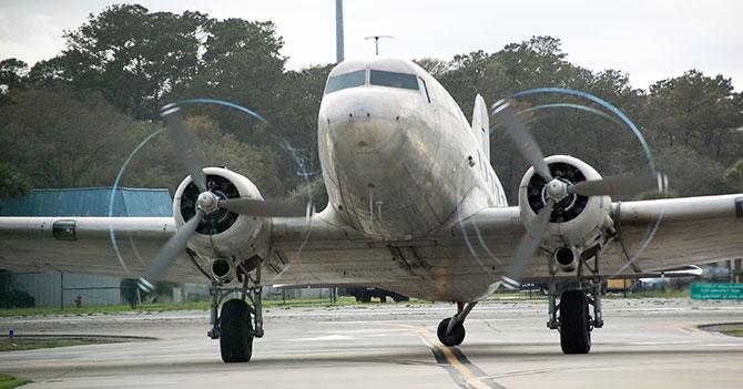 A Dakota aircraft