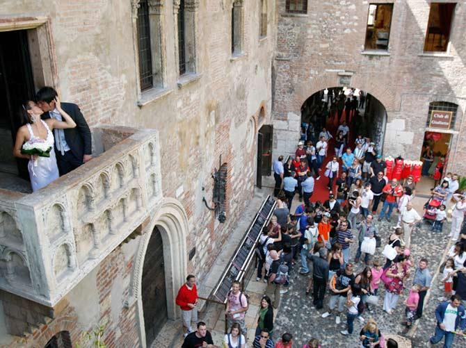 Romeo and Juliet balcony in Verona