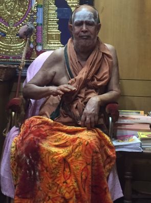 Jayendra Saraswati, the shankaracharya of Kanchi. Photograph: Saisuresh Sivaswamy/Rediff.com
