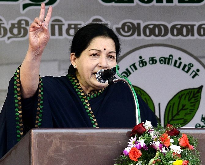 Jayalalithaa demolishes 27-year-old power equation - Rediff.com India News
