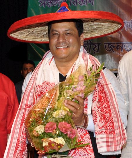 Union Sports Minister Sarbananda Sonowal, now Assam's next chief minister.