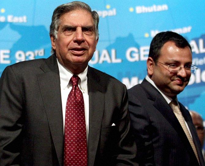 Ratan Tata and Cyrus Mistry