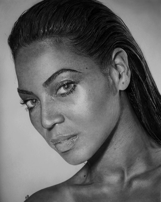 Stunning black and white photos? No, these are pencil drawings Rediff