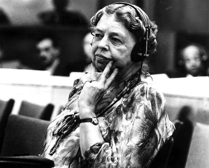 US First Lady Eleanor Roosevelt