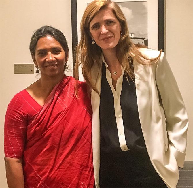 Malini Subramaniam and Samantha Power