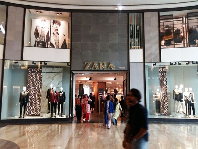 Zara store at palladium mall. Credit: Satish Bodas