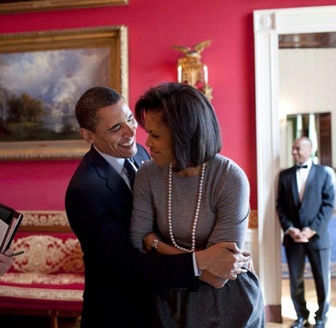 Before Michelle, Barack Proposed To Another Woman: Book - Rediff.com ...