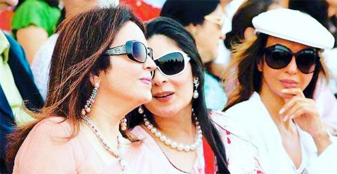 Nita Ambani, Anuradha Mahindra and Parmeshwar Godrej