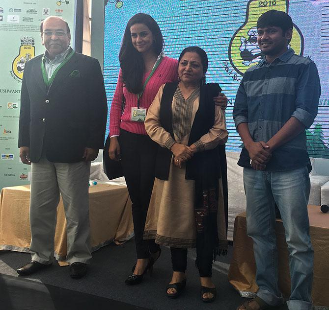 Lt Gen Hasnain, Actress Gul Panag, Academic Madhu Kishwar and Kanhaiya Kumar